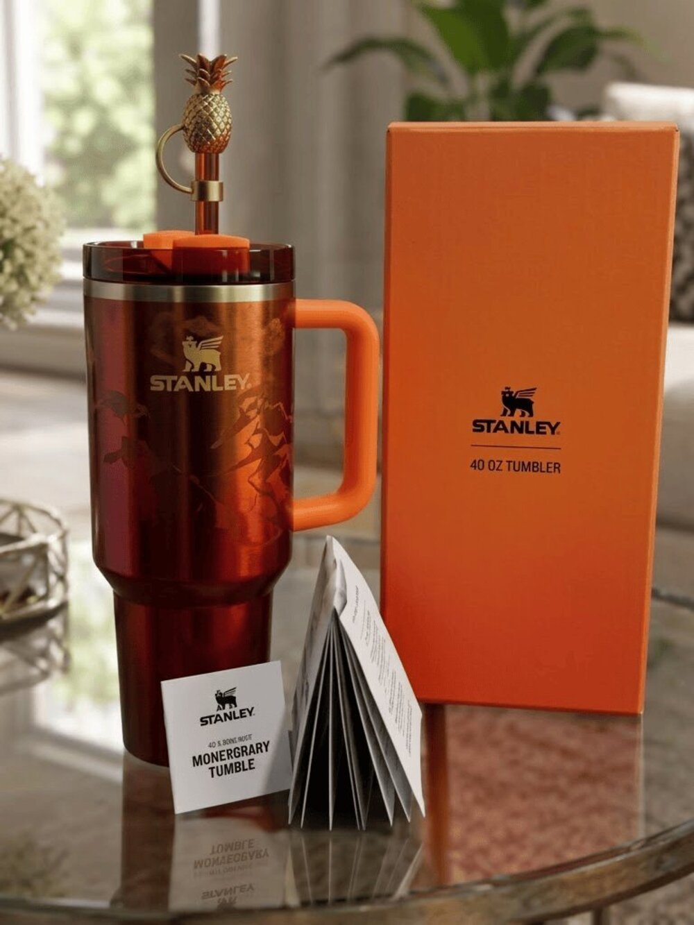 The Stanley 1913 x KAROL G 40oz Quencher H2.O FlowState Tumbler - Picture 3 of 4